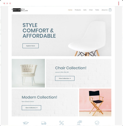 Furniture Store Web Design Company